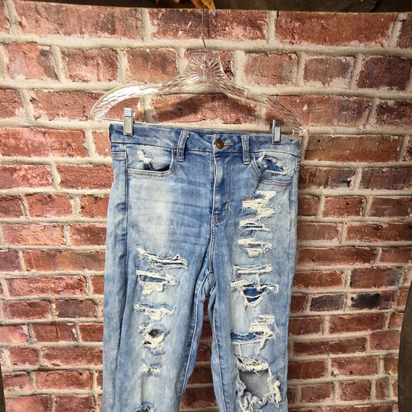 Women's AMERICAN EAGLE Curvy Hi-Rise Jegging Jeans Size 6 - Picture 3 of 7